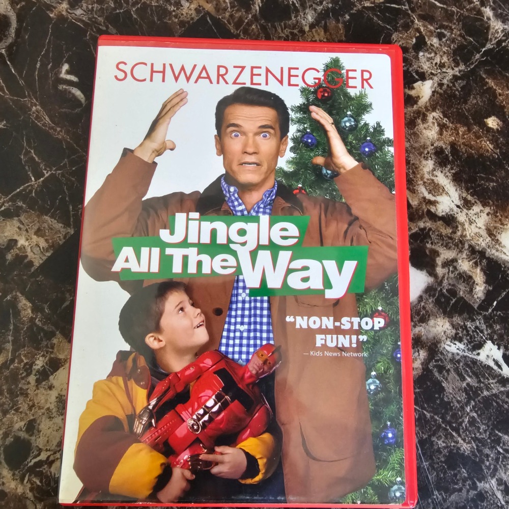 Jingle All The Way DVD 2004 Arnold Schwarzenegger Holiday Comedy Full Widescreen